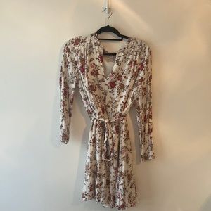 Loft Long Sleeve Floral Dress